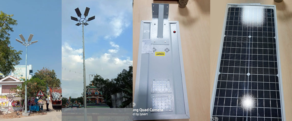 inbuilt solar street light